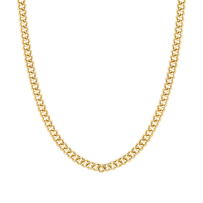 Goldsmiths 9ct Rose Gold 45cm (18) Curb Chain 0.6 Width 5.13.6564