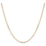Goldsmiths 9ct Yellow Gold Curb 18 Inch Necklace