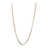 Goldsmiths 9ct White Gold Curb 16 Inch Necklace