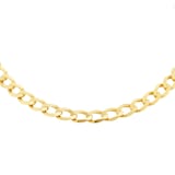 Goldsmiths 9ct Yellow Gold 20 inch Flat Curb Chain