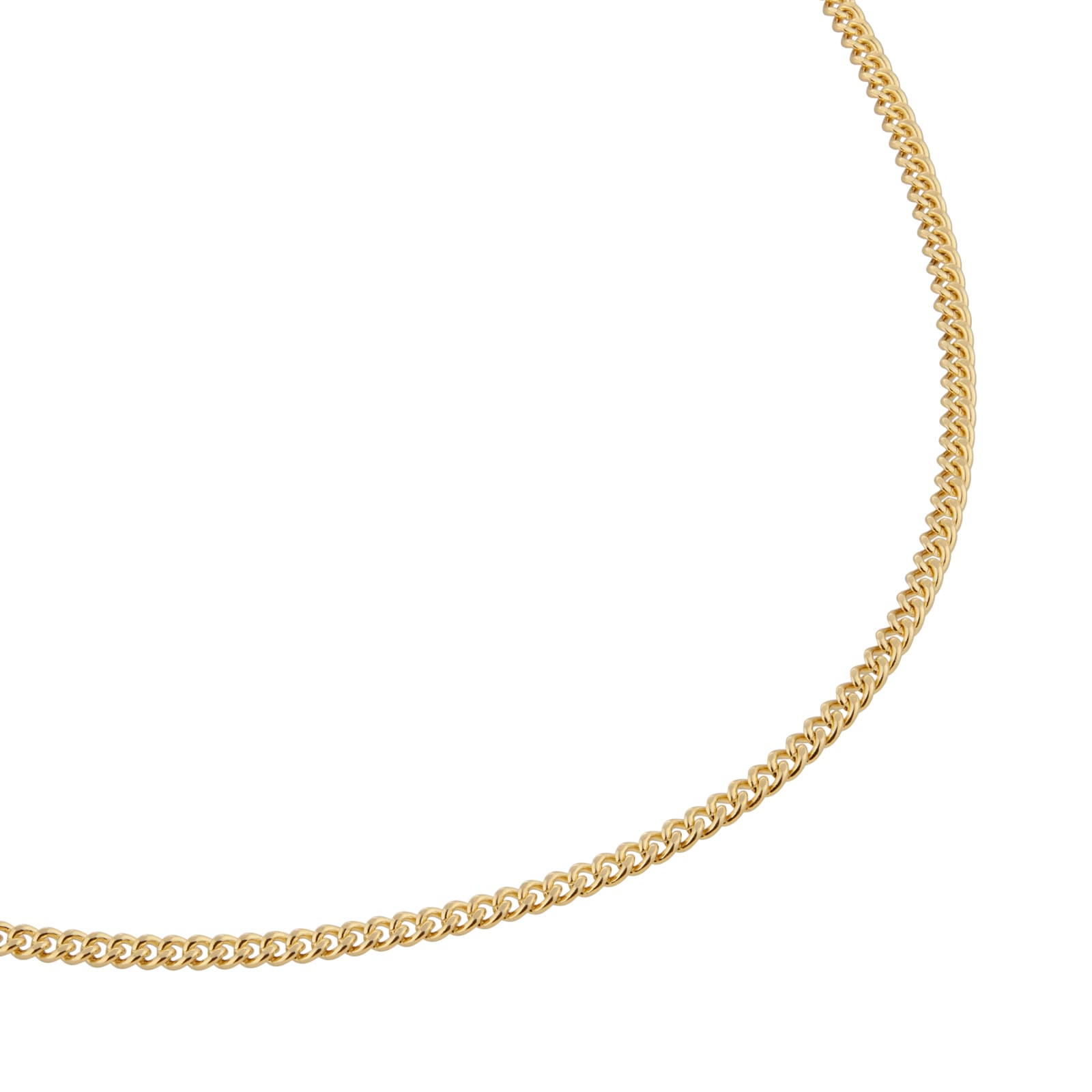 Mappin & Webb 18ct Yellow Gold 18-20 Inch Curb Chain Mappin & Webb 18ct Yellow Gold 18-20 Inch Curb Chain
