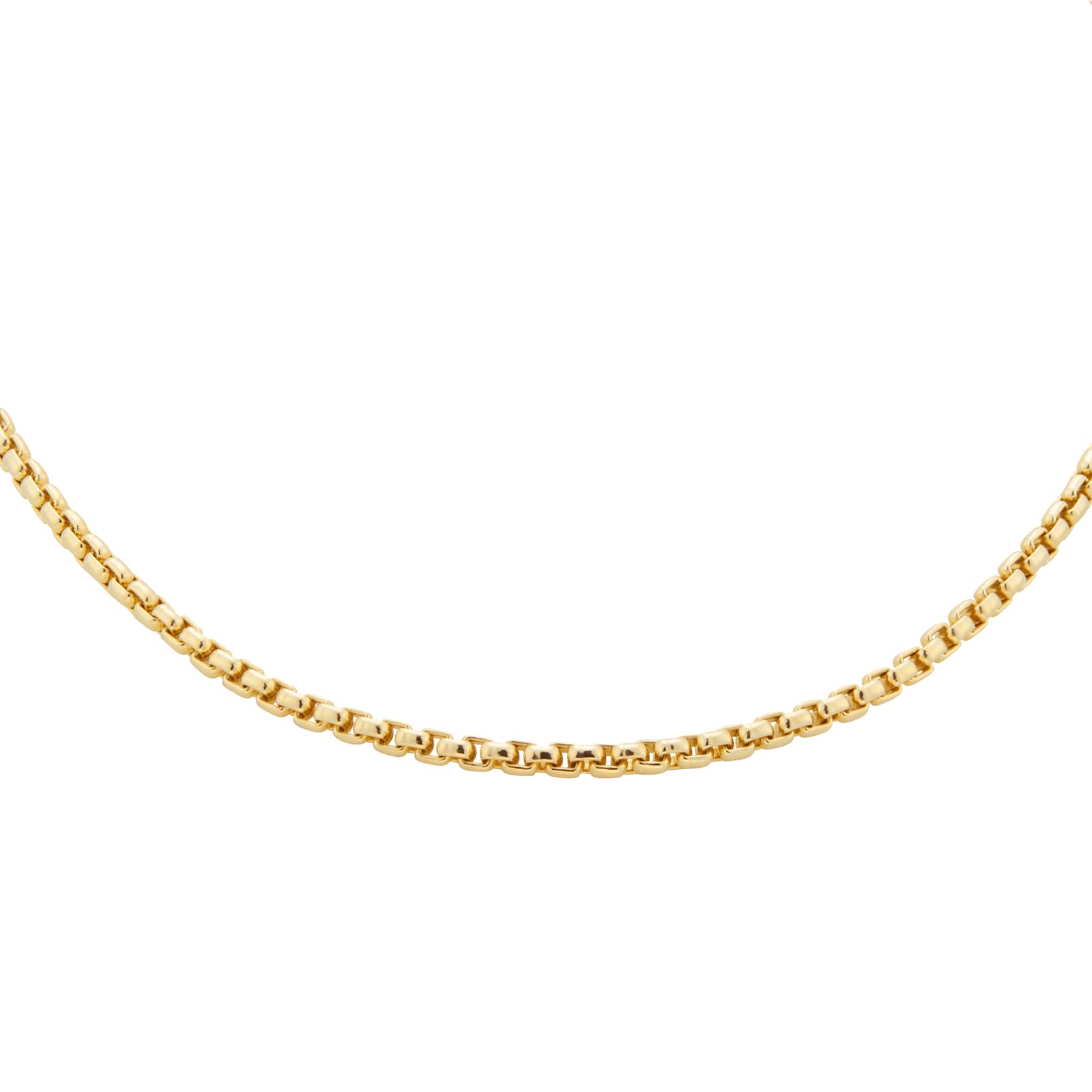 Goldsmiths 9ct Yellow Gold 20 inch Box Belcher Chain Goldsmiths 9ct Yellow Gold 20 inch Box Belcher Chain
