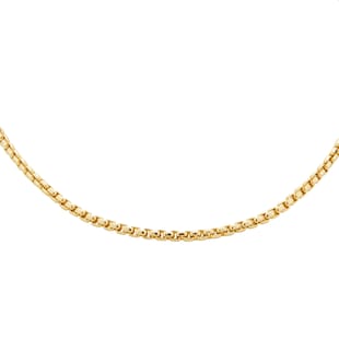 Goldsmiths 9ct Yellow Gold 20 inch Box Belcher Chain