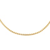 Goldsmiths 9ct Yellow Gold 20 inch Box Belcher Chain