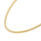 Goldsmiths 9ct Yellow Gold 20 inch Box Belcher Chain