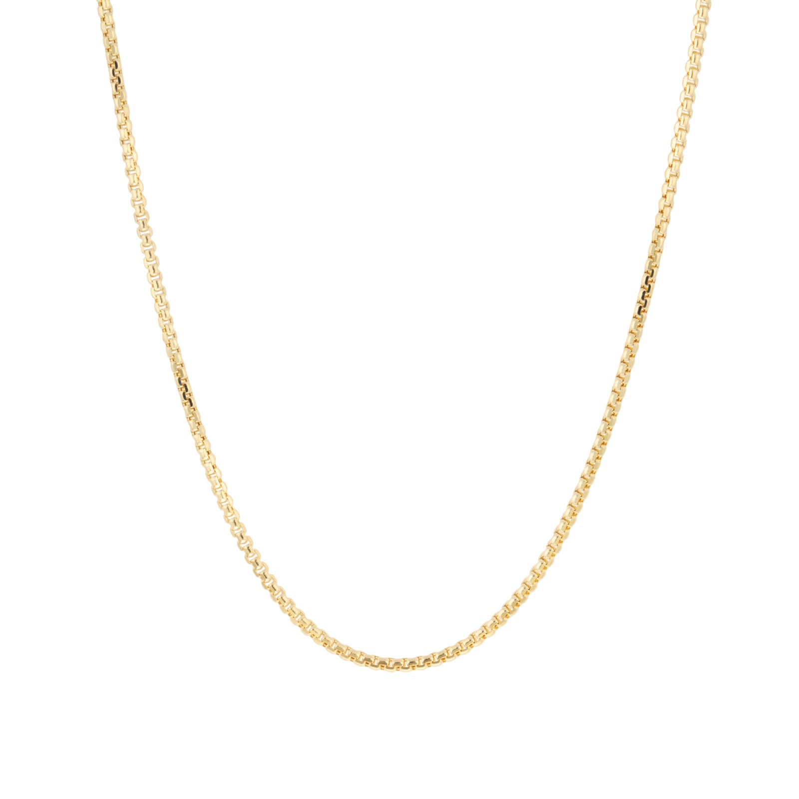 Mappin & Webb 14ct Yellow Gold 2.7mm 18 Inch Box Chain Mappin & Webb 14ct Yellow Gold 2.7mm 18 Inch Box Chain
