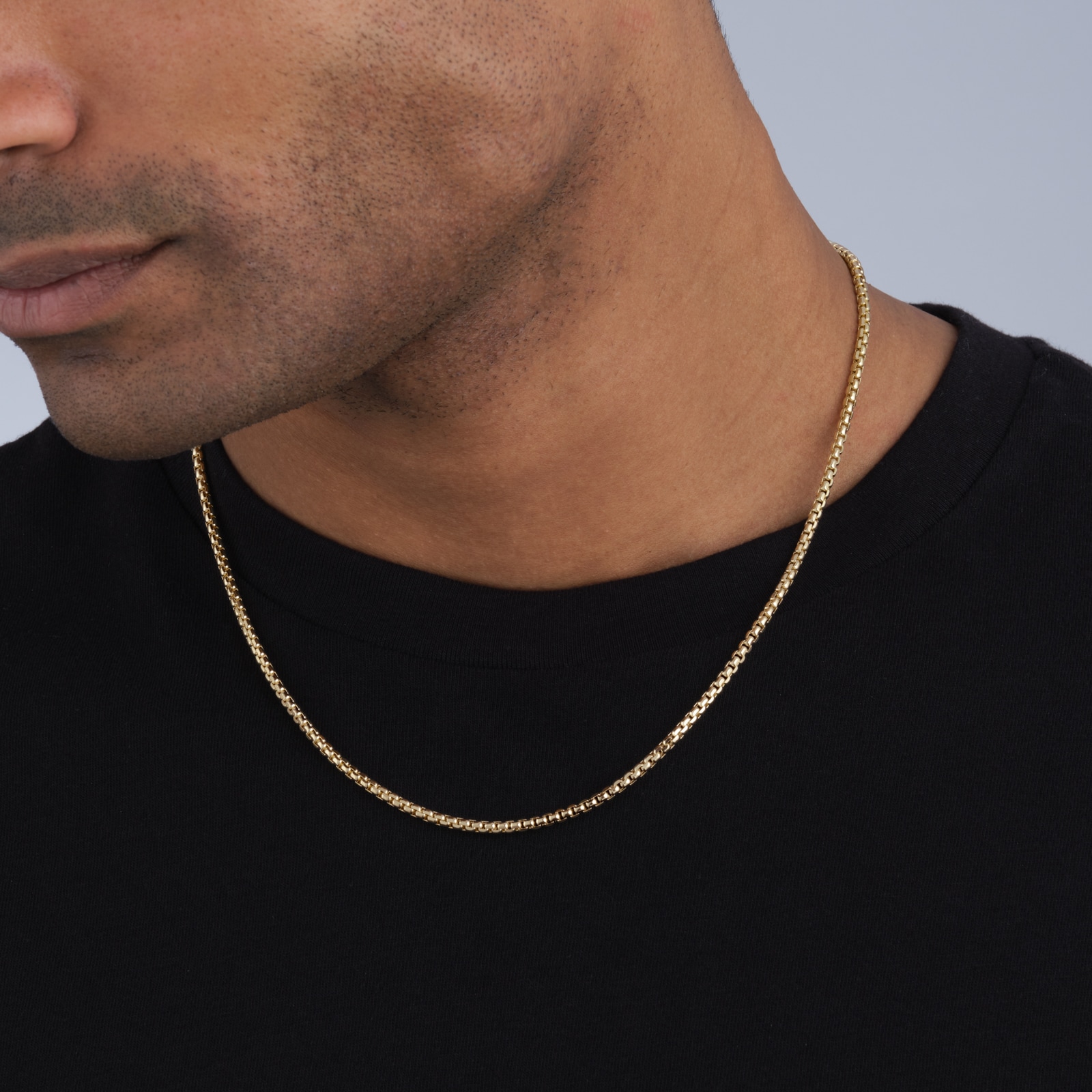 Mappin & Webb 14ct Yellow Gold 2.7mm 18 Inch Box Chain Mappin & Webb 14ct Yellow Gold 2.7mm 18 Inch Box Chain