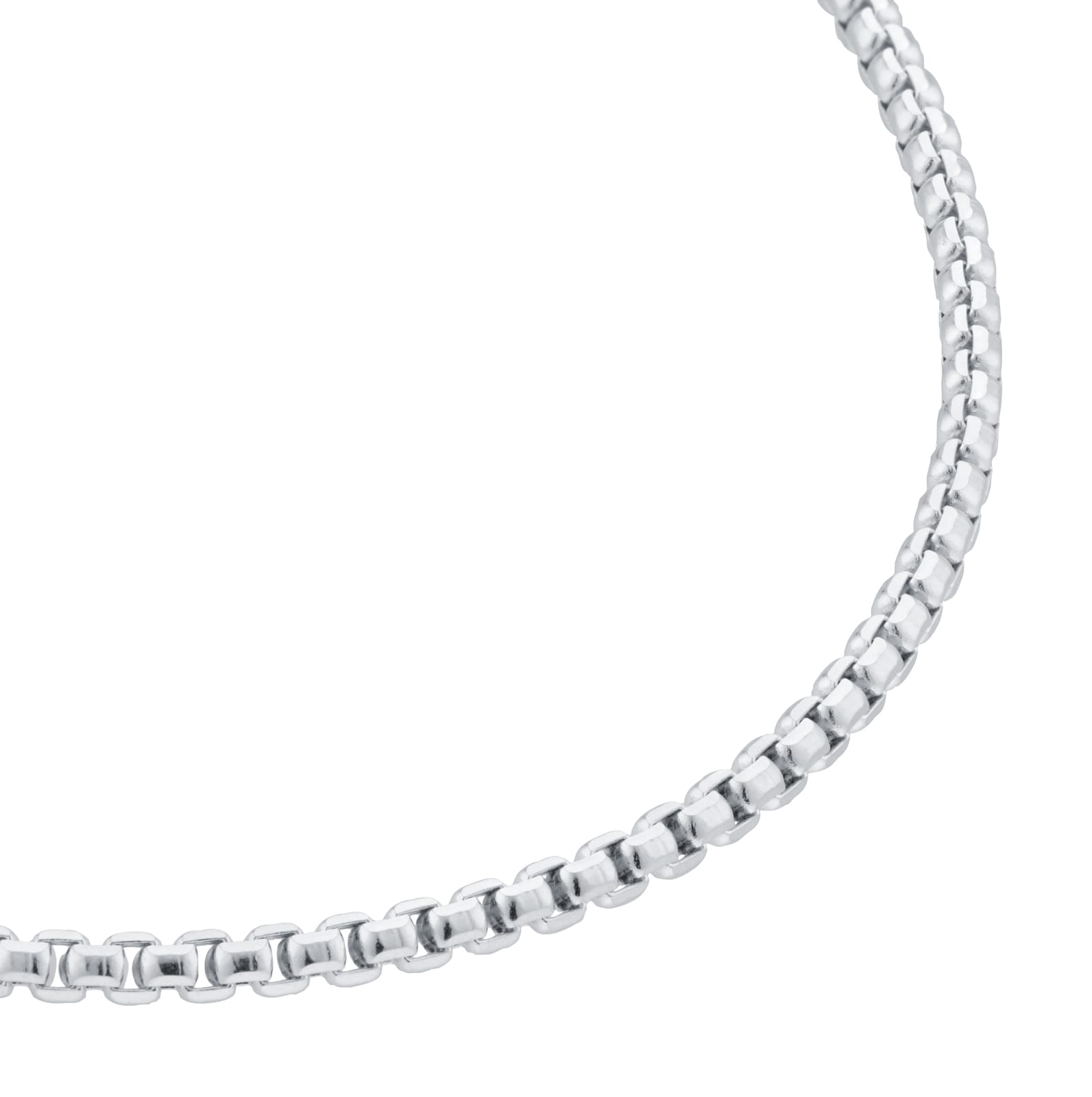 Mappin & Webb 14ct White Gold 2.7mm 20 Inch Box Chain