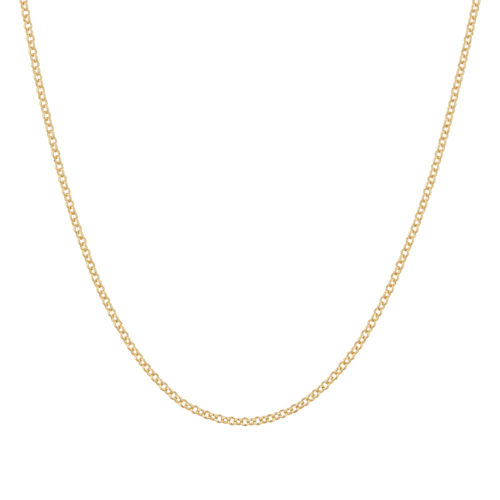 Mappin & Webb 18ct Yellow Gold 18-20 Inch Belcher Chain