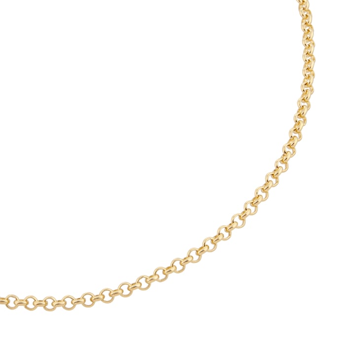 Mappin & Webb 18ct Yellow Gold 18-20 Inch Belcher Chain