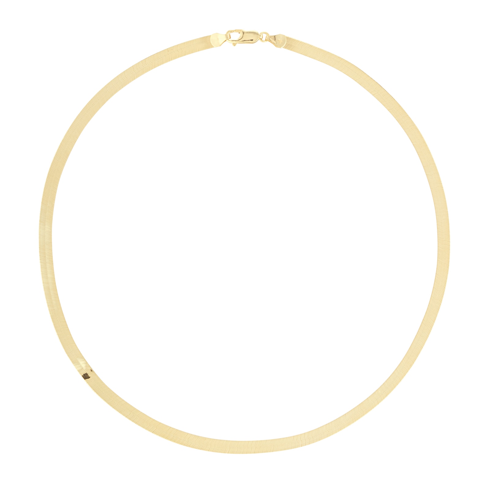 Mappin & Webb 18ct Yellow Gold Thick Herringbone Chain