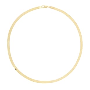 Mappin & Webb 18ct Yellow Gold Thick Herringbone Chain