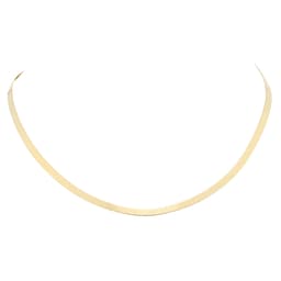 13080004 - 18ct Yellow Gold Thin Herringbone Hollow Chain