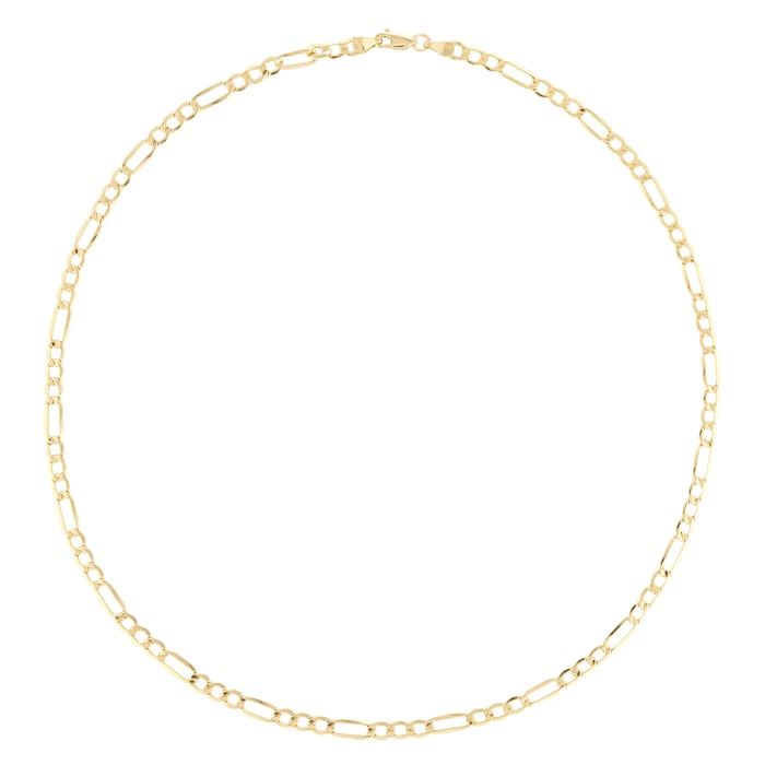 Goldsmiths 9ct Yellow Gold Figaro Chain