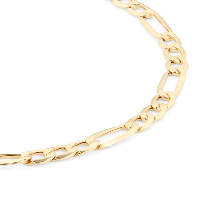 Goldsmiths 9ct Yellow Gold Figaro Chain