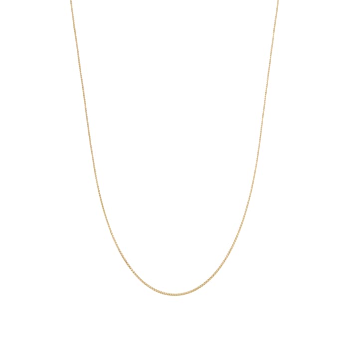 Goldsmiths 9ct Yellow Gold Spiga 18 Inch Necklace