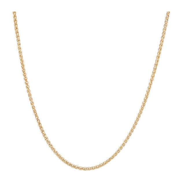 Goldsmiths 9ct Yellow Gold Spiga 20 Inch Necklace