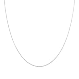 13150150 - 9ct White Gold Spiga 18 Inch Necklace