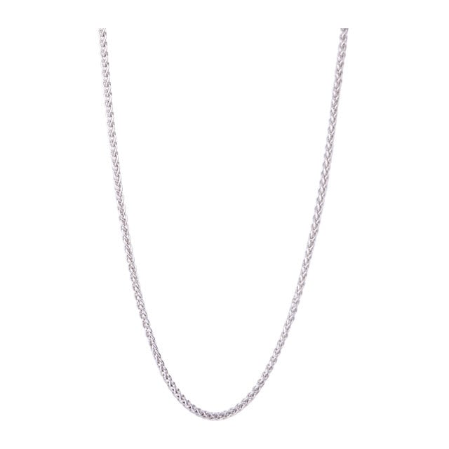 Goldsmiths 9ct White Gold Spiga 20 Inch Necklace