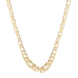 Goldsmiths 9ct Italian Gold Graduated Necklace