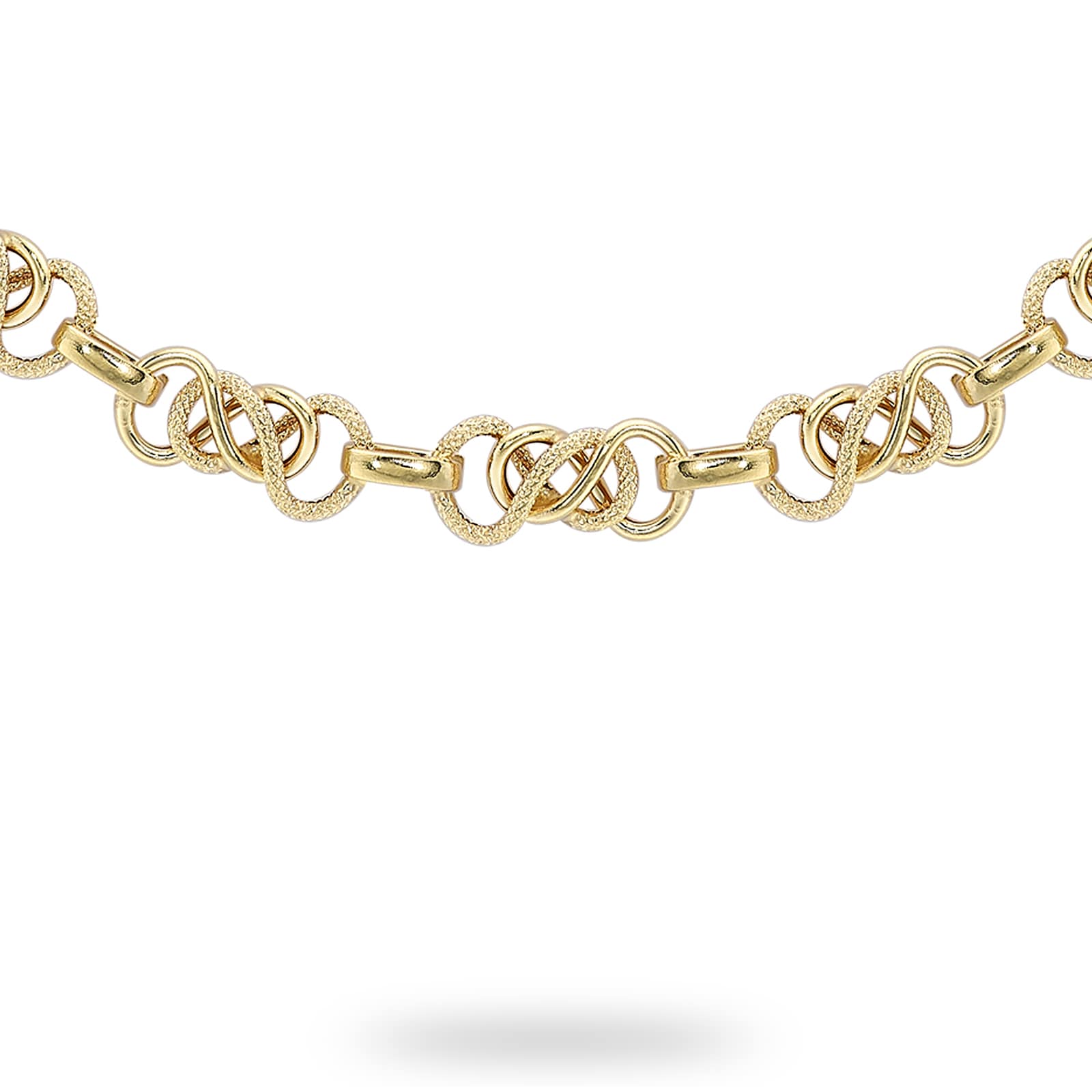 Goldsmiths 9ct Yellow Gold Celtic Chain Goldsmiths 9ct Yellow Gold Celtic Chain