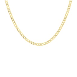 13150335 - 9ct Yellow Gold 6 Sided 20 Inch Curb Chain