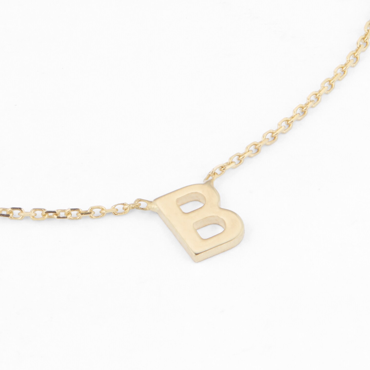 TIFFANY & Co. Letter A Notes Alphabet Initial Disc Pendant Necklace 18