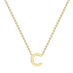 13150350 - 9ct Yellow Gold Letter C Pendant