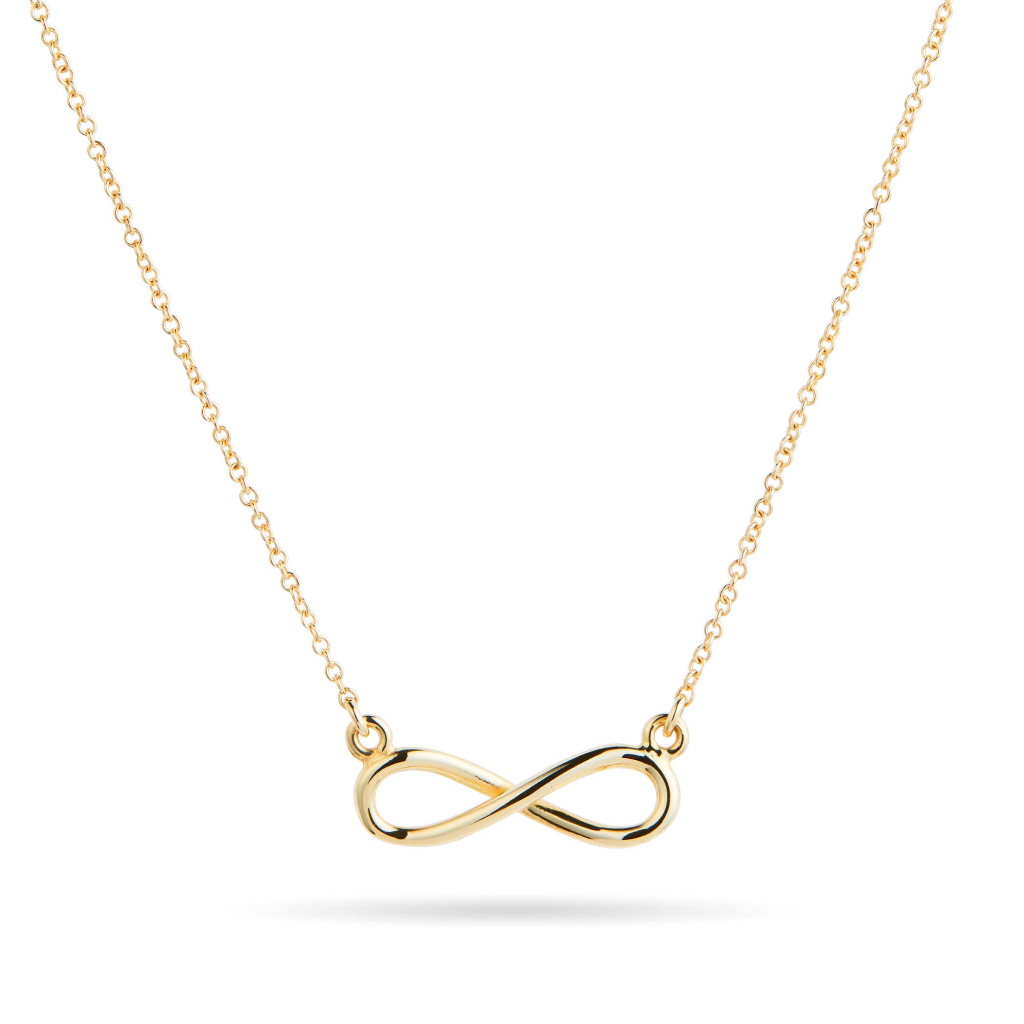 Goldsmiths 9ct Yellow Gold Infinity Pendant Goldsmiths 9ct Yellow Gold Infinity Pendant