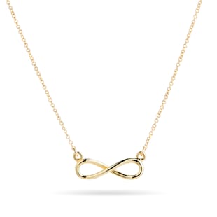 Best Luxury 
9ct Yellow Gold Infinity Pendant