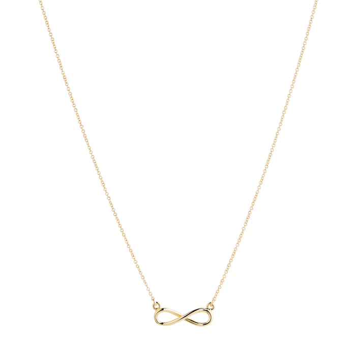 Goldsmiths 9ct Yellow Gold Infinity Pendant