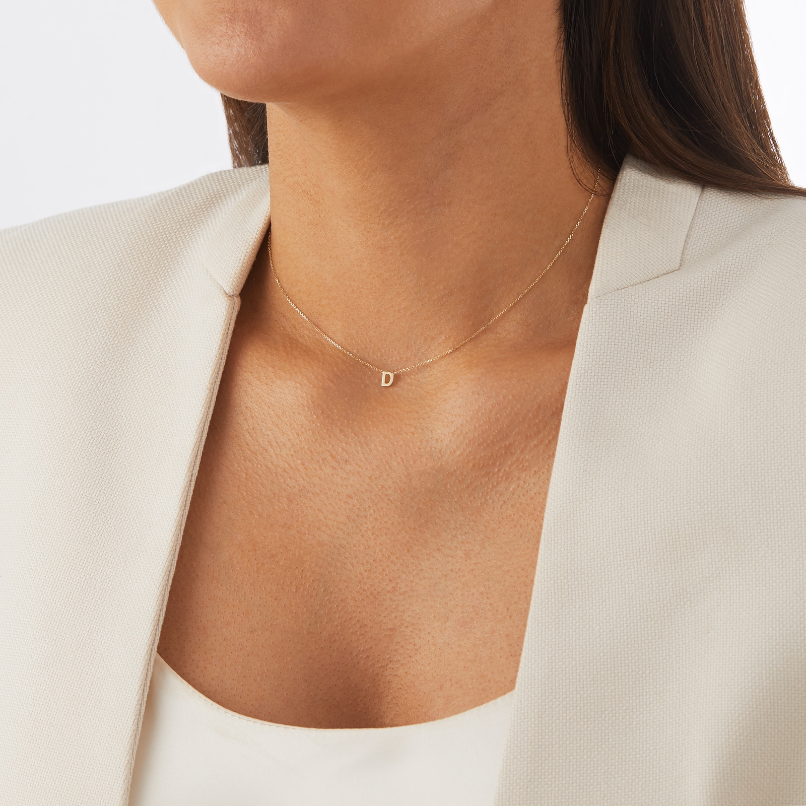 Goldsmiths 9ct Yellow Gold Letter D Pendant Goldsmiths 9ct Yellow Gold Letter D Pendant