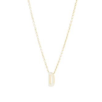Goldsmiths 9ct Yellow Gold Letter D Pendant Goldsmiths 9ct Yellow Gold Letter D Pendant