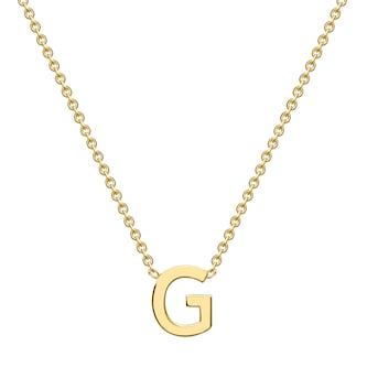 Goldsmiths 9ct Yellow Gold Letter G Pendant Goldsmiths 9ct Yellow Gold Letter G Pendant