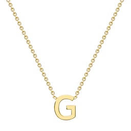 13150362 - 9ct Yellow Gold Letter G Pendant