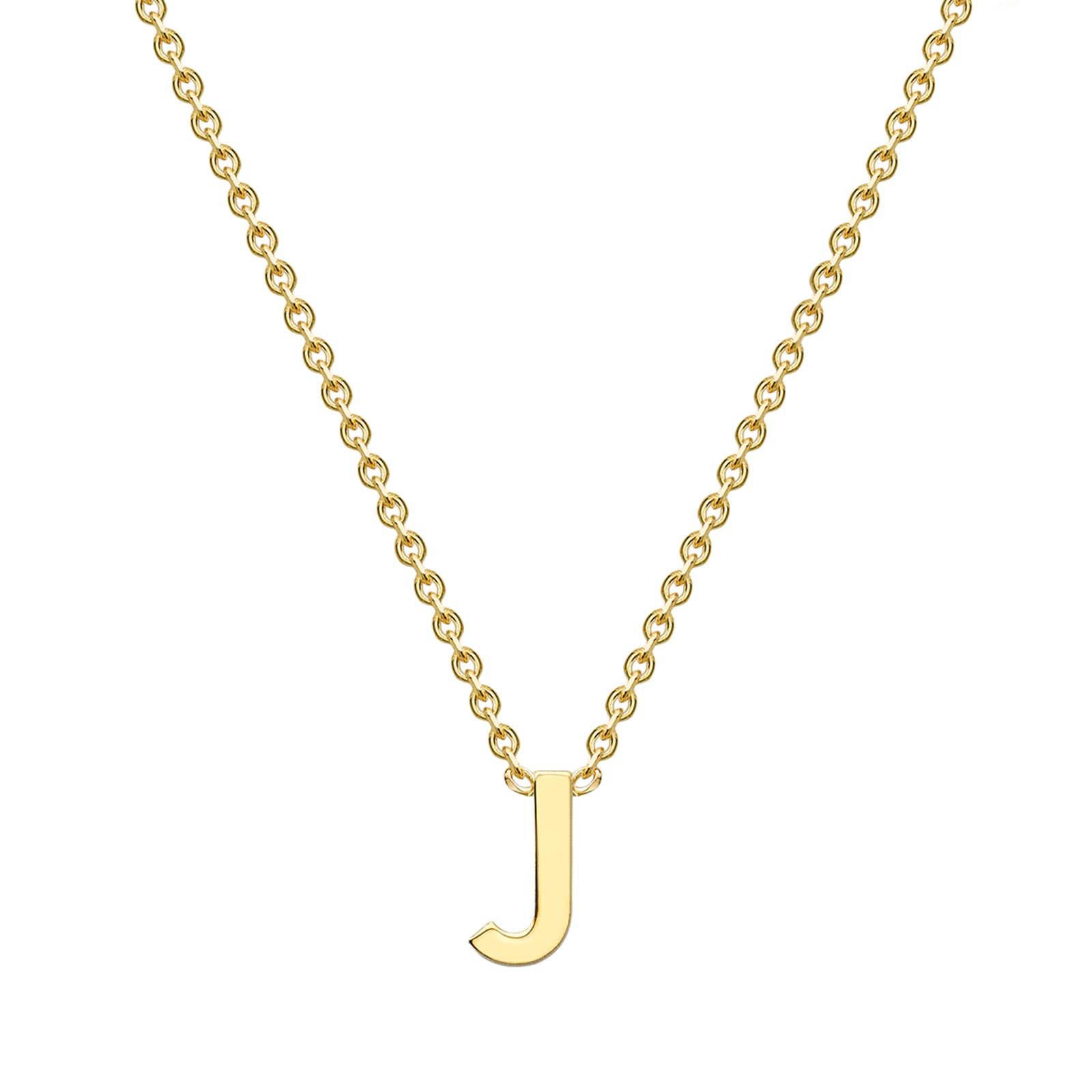Goldsmiths 9ct Yellow Gold Letter J Pendant