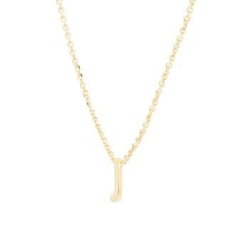 Goldsmiths 9ct Yellow Gold Letter J Pendant Goldsmiths 9ct Yellow Gold Letter J Pendant