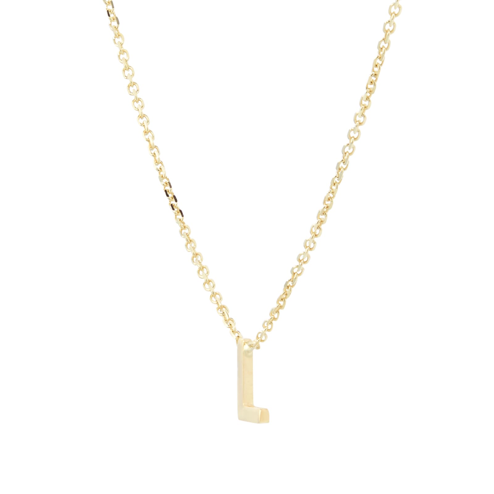 Goldsmiths 9ct Yellow Gold Letter L Pendant Goldsmiths 9ct Yellow Gold Letter L Pendant