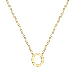 13150378 - 9ct Yellow Gold Letter O Pendant