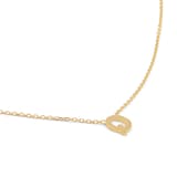 Goldsmiths 9ct Yellow Gold Letter Q Pendant