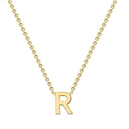 13150381 - 9ct Yellow Gold Letter R Pendant