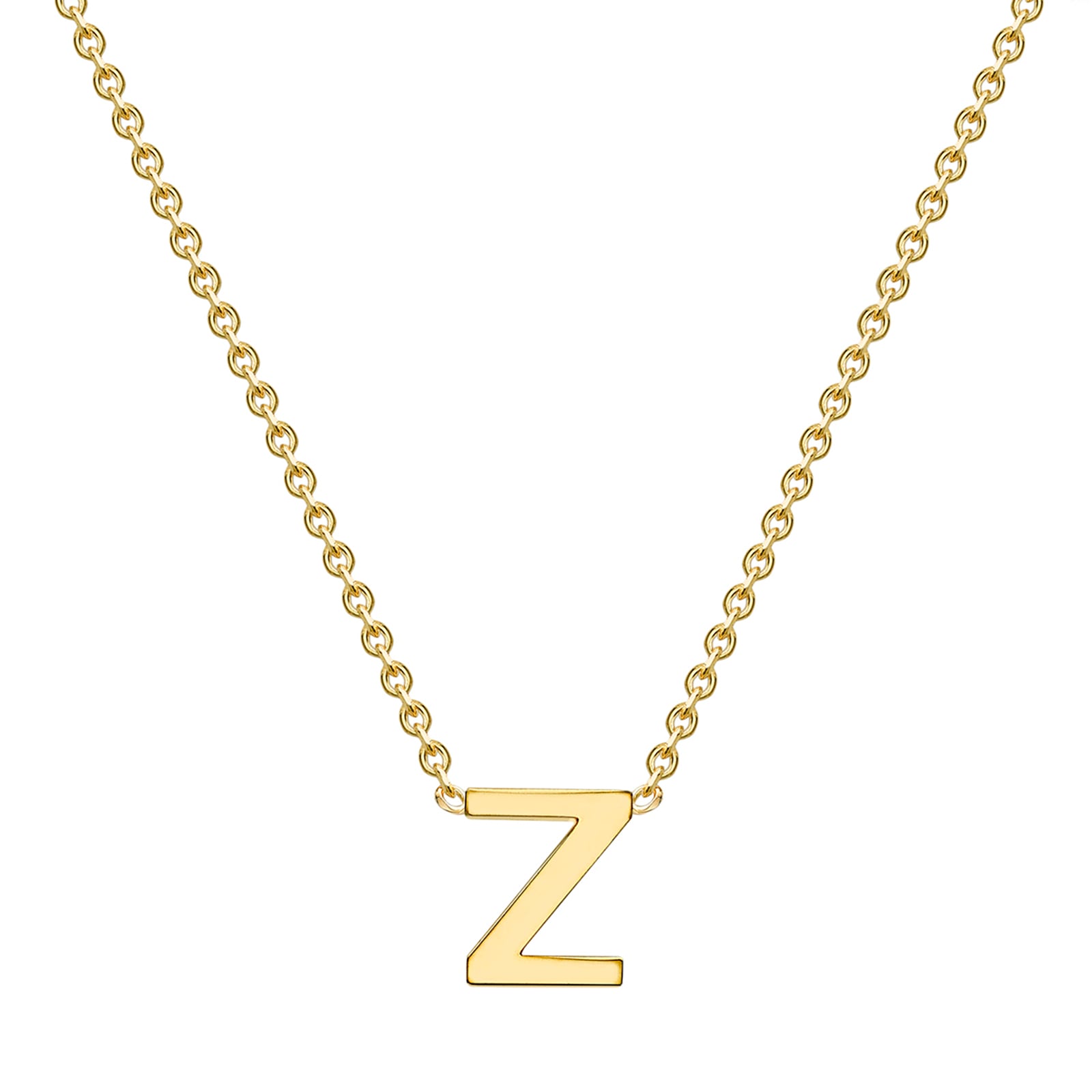9ct Yellow Gold Letter Z Pendant