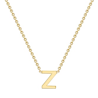 Goldsmiths 9ct Yellow Gold Letter Z Pendant Goldsmiths 9ct Yellow Gold Letter Z Pendant