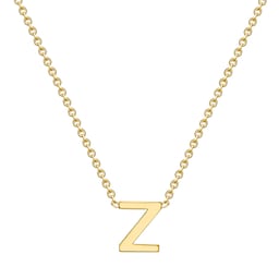 13150389 - 9ct Yellow Gold Letter Z Pendant