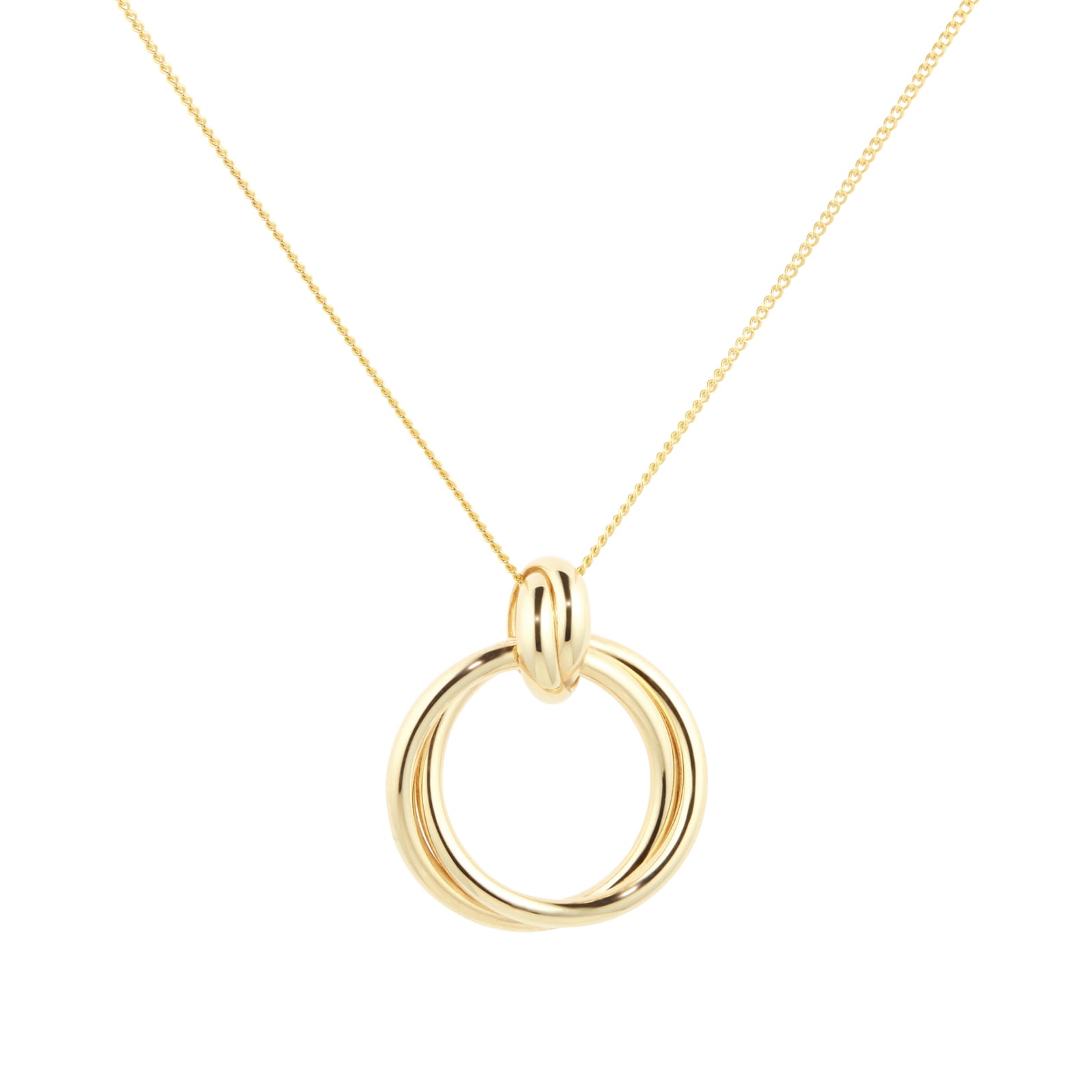 Goldsmiths 18ct Yellow Gold Circle Pendant Goldsmiths 18ct Yellow Gold Circle Pendant