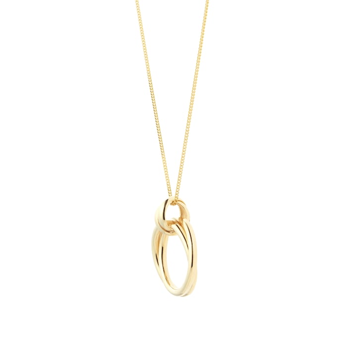 Goldsmiths 18ct Yellow Gold Circle Pendant