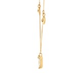 Goldsmiths 9ct Yellow Gold Moulded Petals Necklace