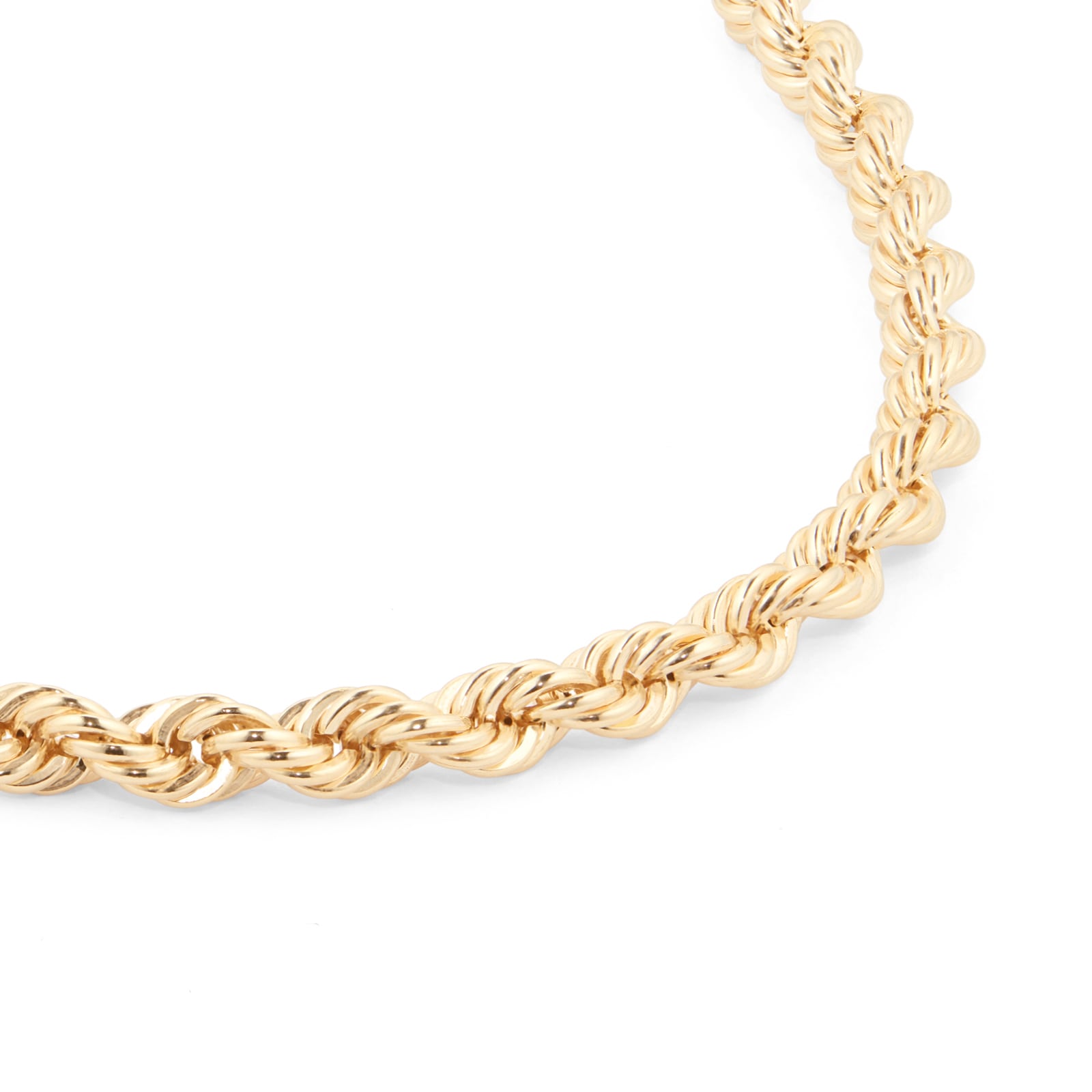 Goldsmiths 9ct Yellow Gold Rope Chain HOL ROPE 80 CHAIN | Goldsmiths