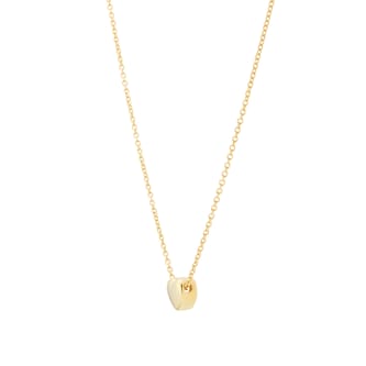 Goldsmiths 9ct Yellow Gold Slider Heart Necklace Goldsmiths 9ct Yellow Gold Slider Heart Necklace