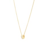 Goldsmiths 9ct Yellow Gold Slider Heart Necklace